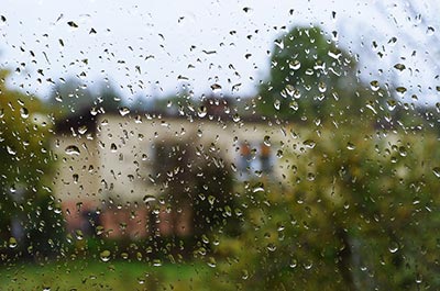 rain drops on window