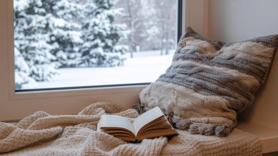 cozy winter window
